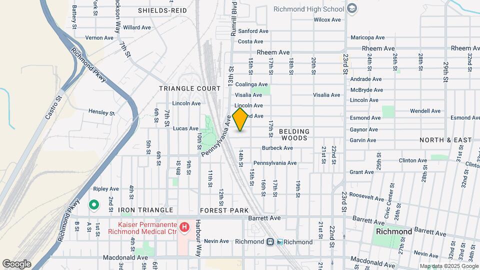 1341 Garvin Ave Mapa y Detalles de la Ubicación