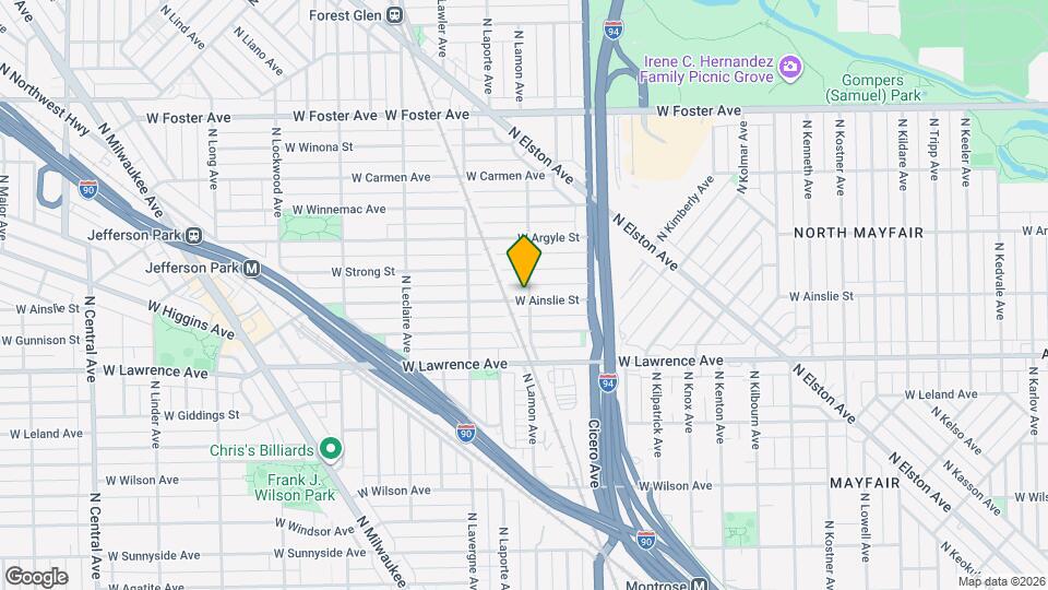 4902 W Ainslie St, Unit J00P Mapa y Detalles de la Ubicación