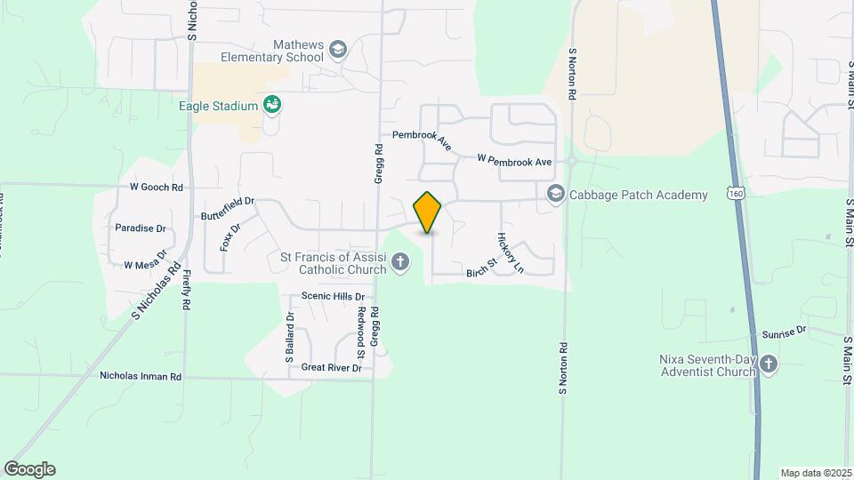 849 S Timber Ridge Dr Map and Location Details