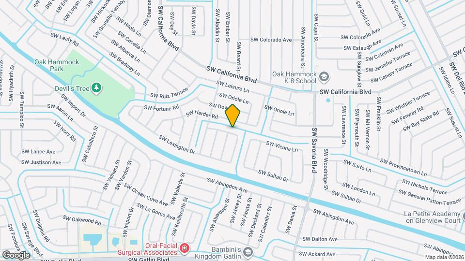 1425 SW Vicuna Ln Map and Location Details