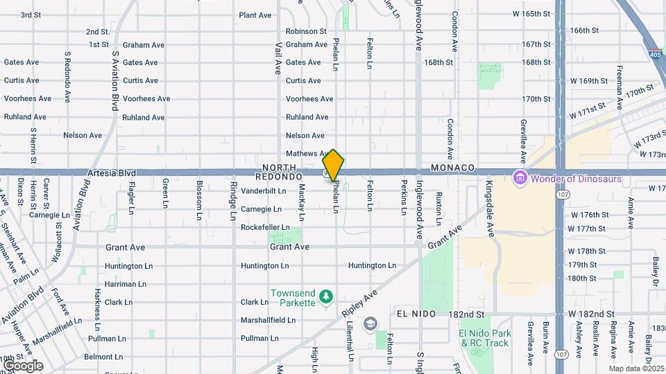 1901 Phelan Ln Map and Location Details