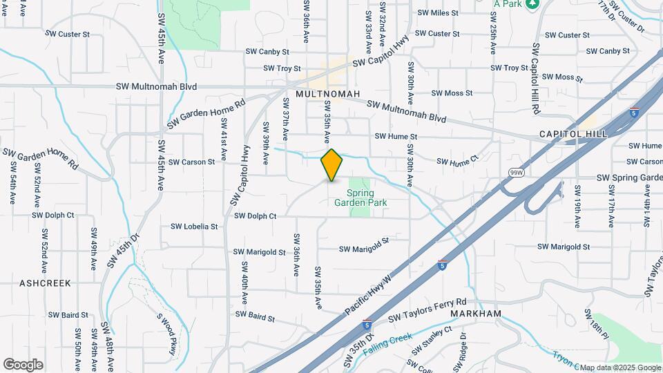 8528 SW 35th Ave Map and Location Details