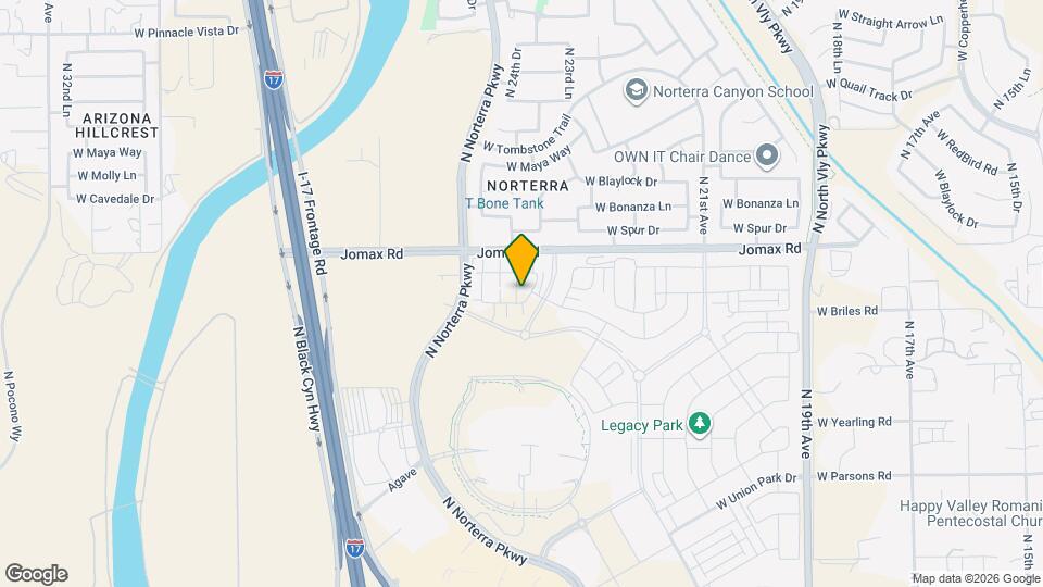 2432 W Maximo Wy Map and Location Details