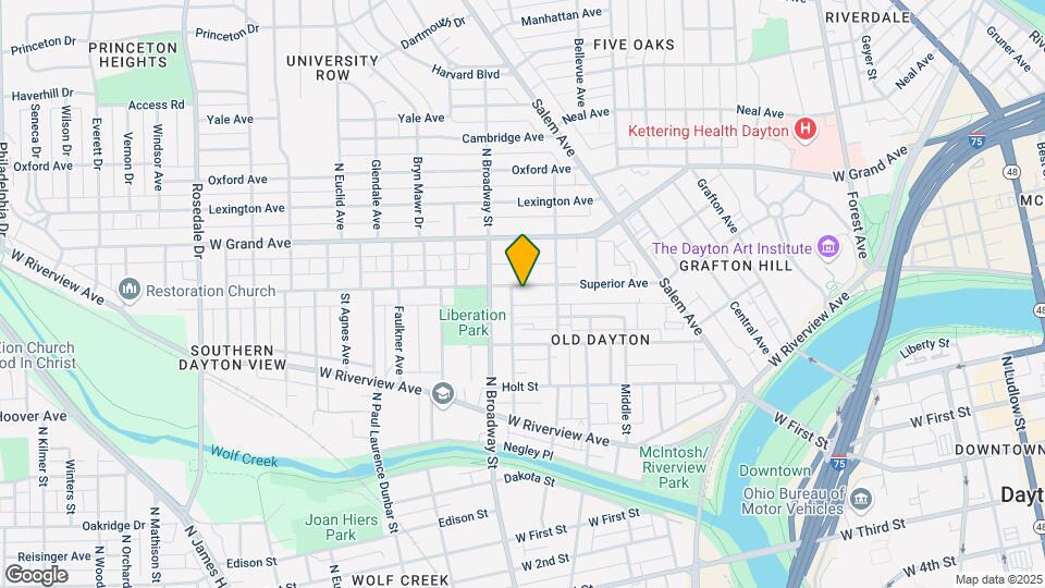 736 Superior Ave-Unit -F Map and Location Details