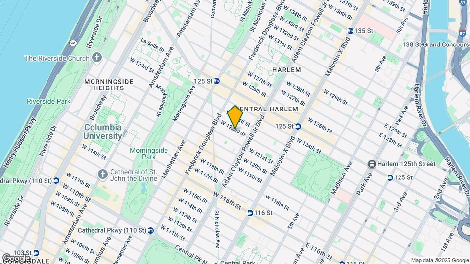 224 W 122nd St Map and Location Details