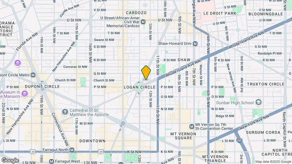1209 Rhode Island Ave NW Map and Location Details