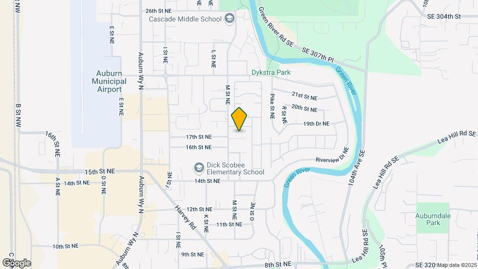 1321 17th St NE Map and Location Details