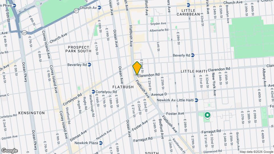 1135 Flatbush Ave Map and Location Details
