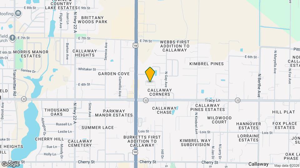 447 Raven Ln Map and Location Details