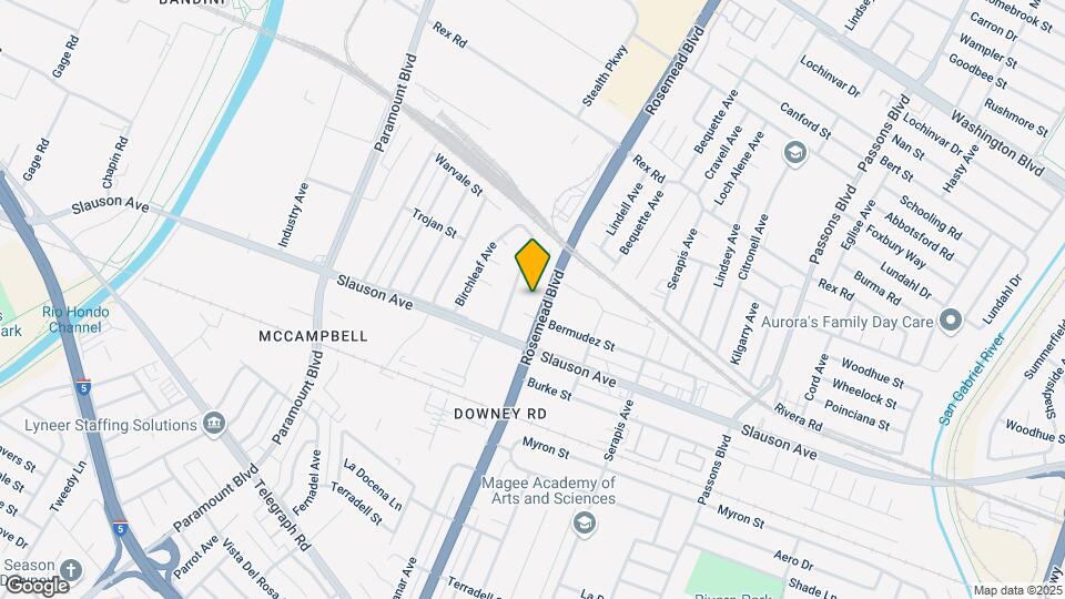 7711 Rosemead Blvd Map and Location Details
