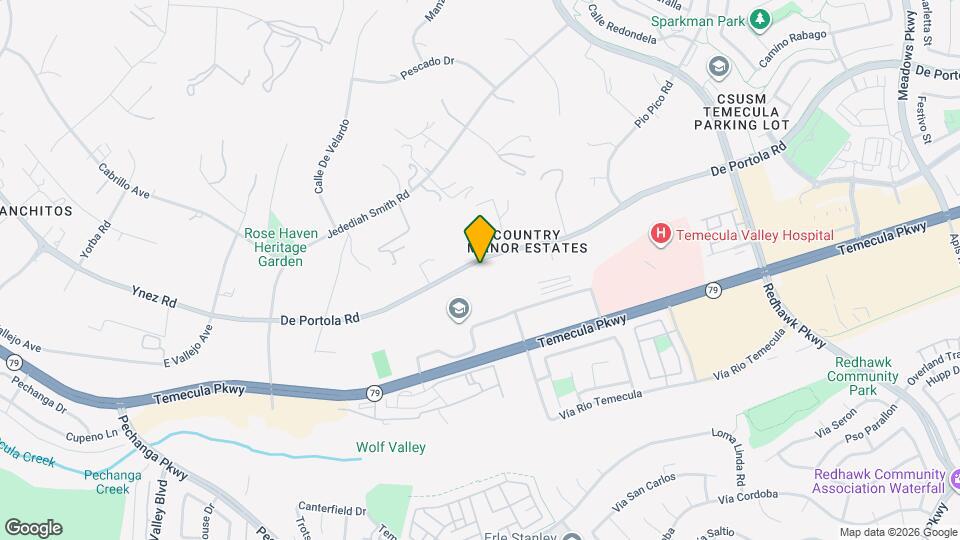 30605 De Portola Rd Map and Location Details