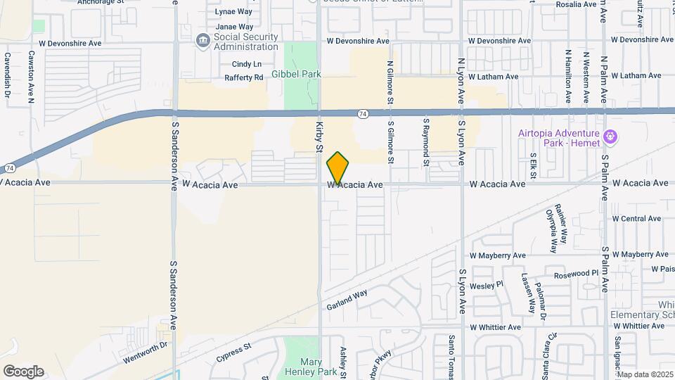 2403 W Acacia Ave Map and Location Details