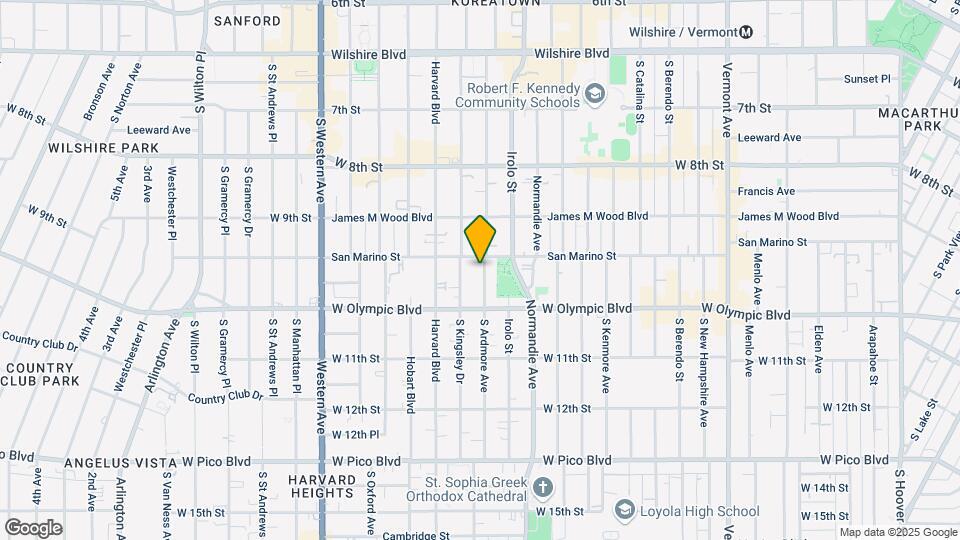 955 S Ardmore Ave Map and Location Details
