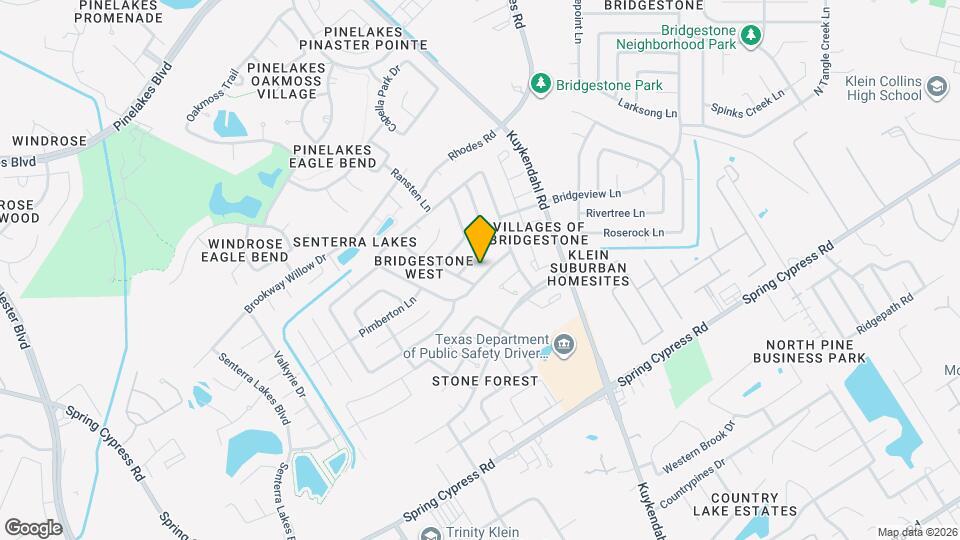 5202 Roserock Ln Map and Location Details