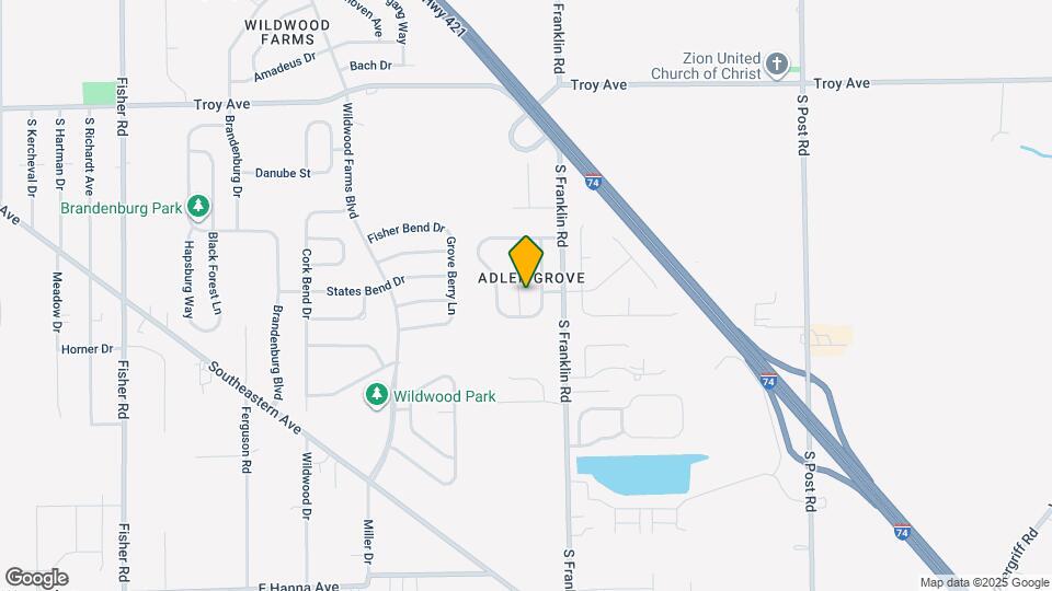 3411 Summer Breeze Cir Map and Location Details