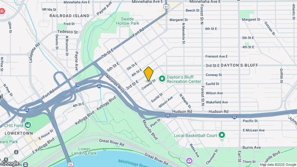 283-289 Bates Avenue Map and Location Details