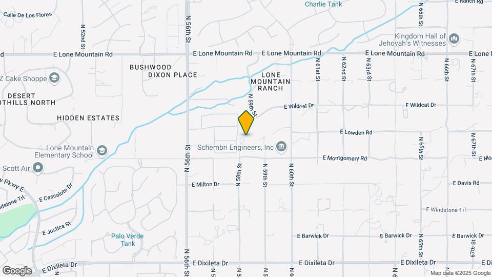5824 E Montgomery Rd Map and Location Details