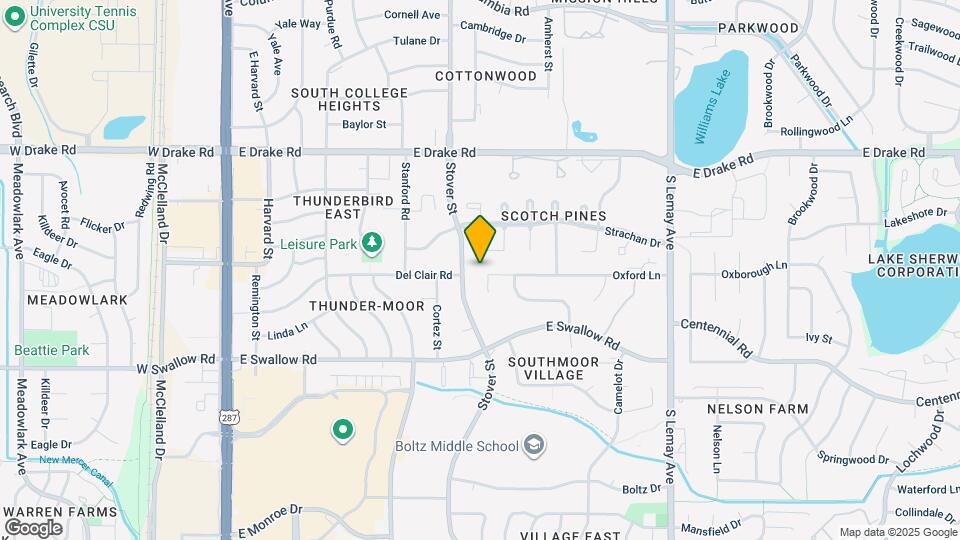 716 Oxford Ln Map and Location Details