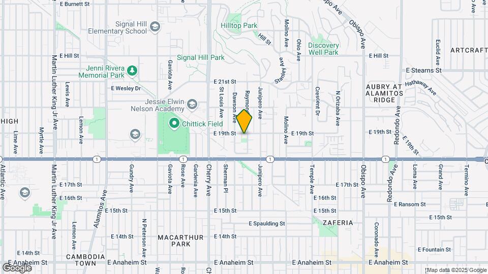 1889-1899 Raymond Ave Map and Location Details