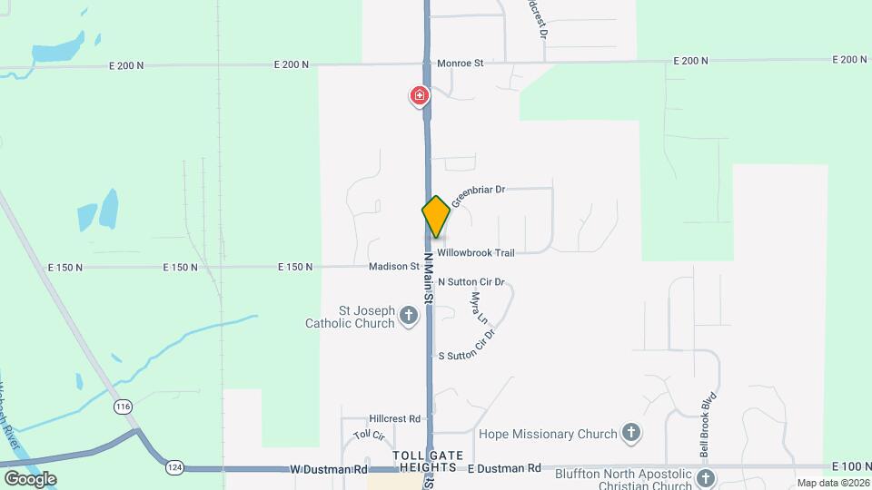 109 Greenbriar Dr Map and Location Details