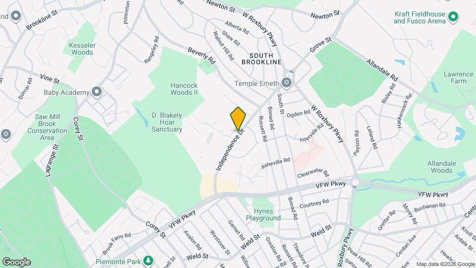 103 Independence Dr Map and Location Details