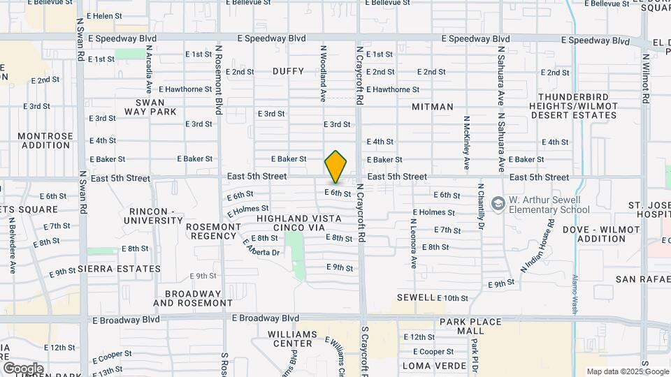 5433 E 6th St Map and Location Details