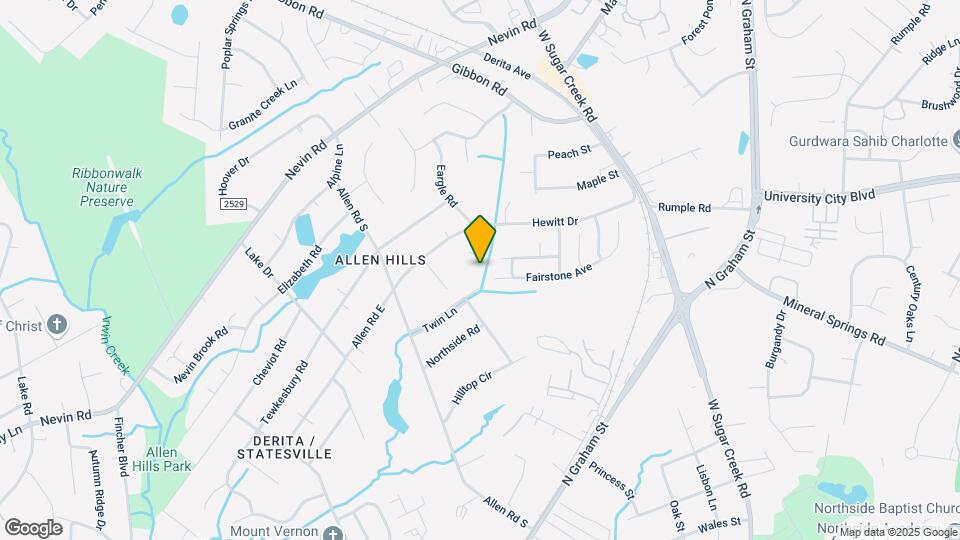 2306 Eargle Rd Map and Location Details