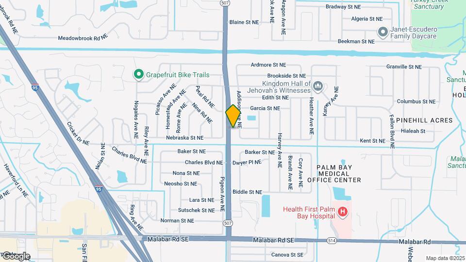 1706 Apache St NE Map and Location Details