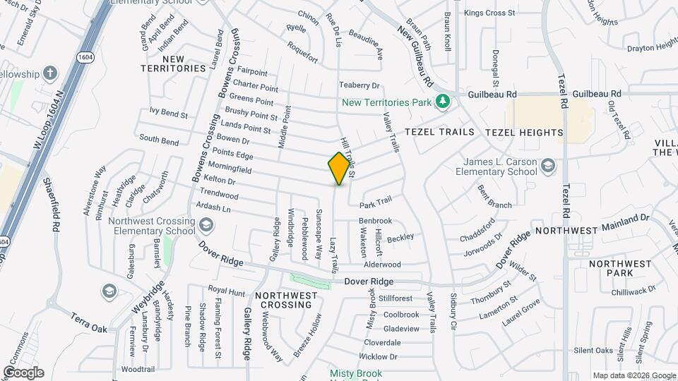 7434 Lazy Trails Map and Location Details