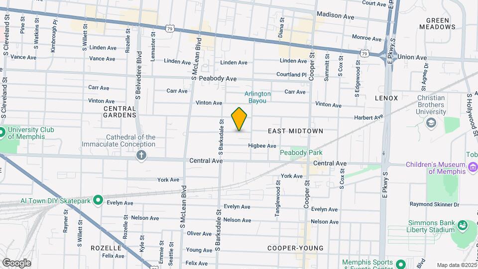 1957 Cowden Ave Map and Location Details