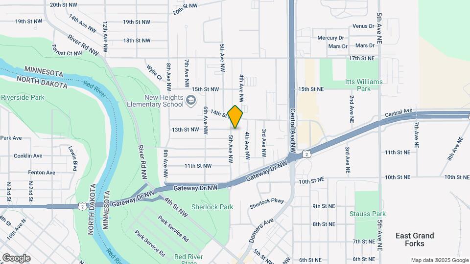 1226 5th Ave NW Map and Location Details