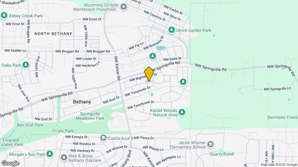 6444 NW Starflower Dr Map and Location Details