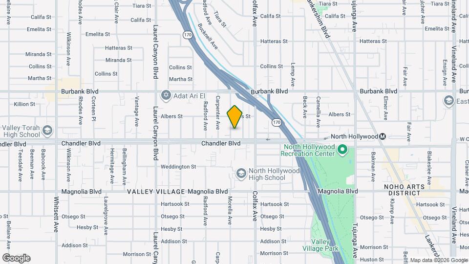 5416 Morella Ave Map and Location Details