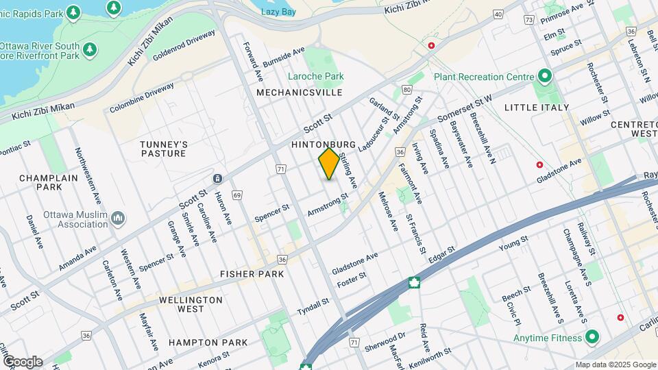 325 Hinchey Ave Map and Location Details