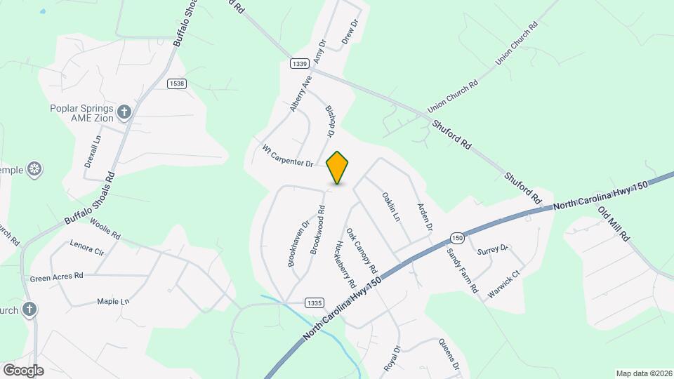 2499 Brookwood Rd Mapa y Detalles de la Ubicación