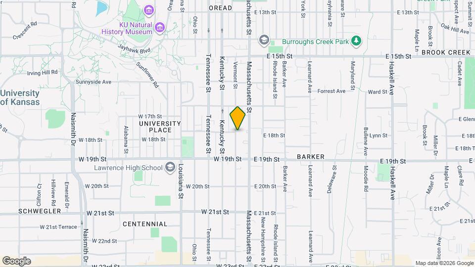 1750 Vermont St Map and Location Details