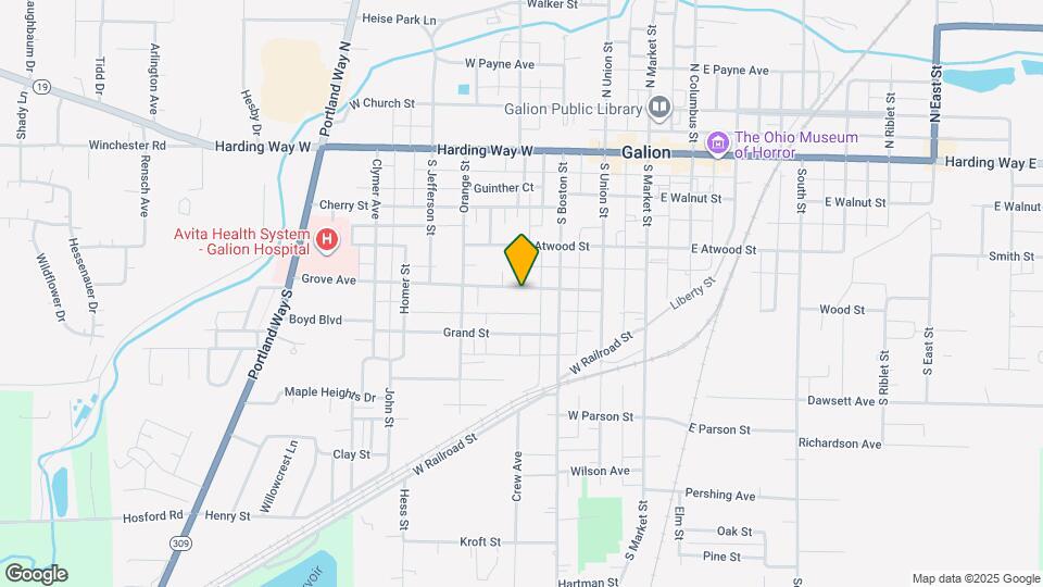 341 Grove Ave Map and Location Details