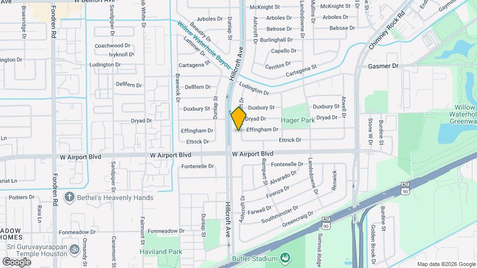 12206 Ashcroft Dr Map and Location Details