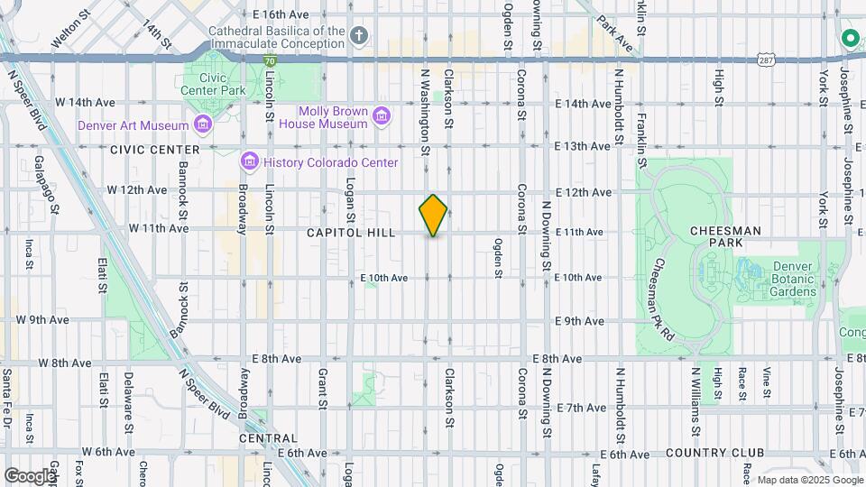 1050 N Washington St-Unit -103 Map and Location Details