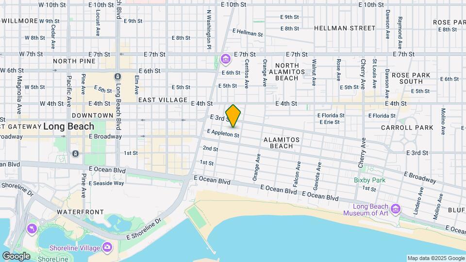1039 E Appleton St Map and Location Details