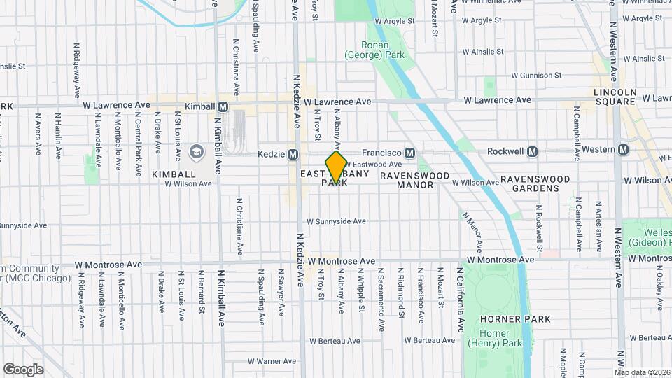 4546 N Albany Ave Map and Location Details