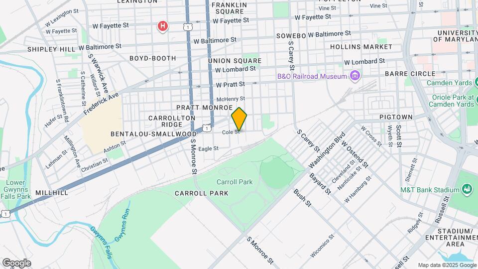 1615 Cole St Map and Location Details