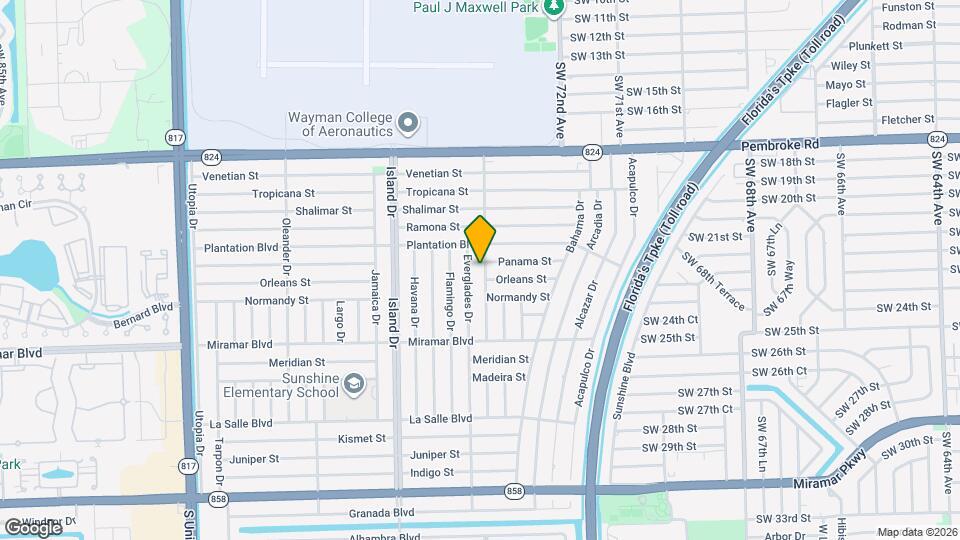 2220 Desoto Dr Map and Location Details