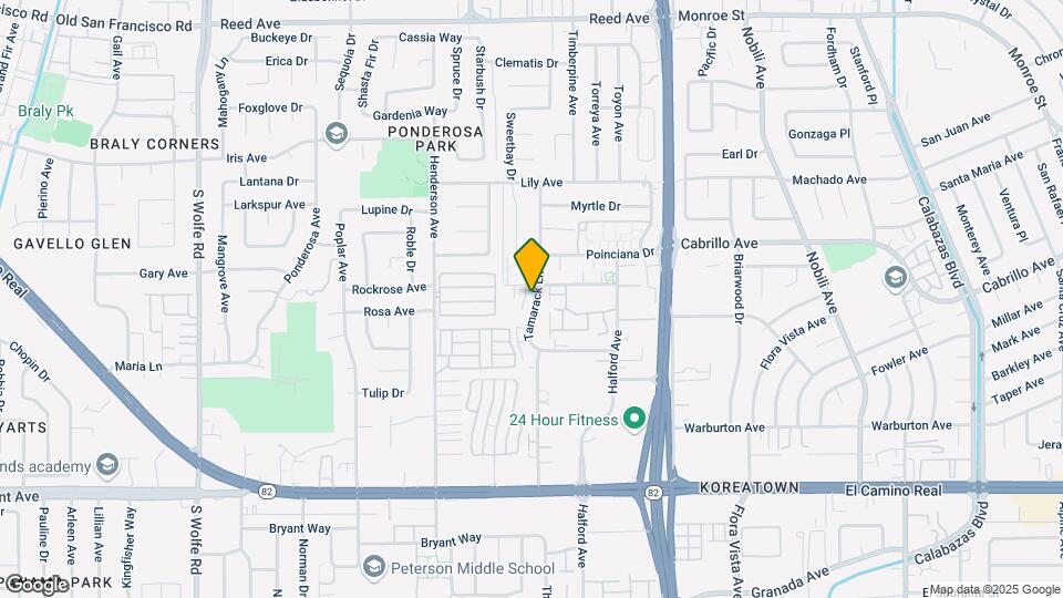 911 Tamarack Ln Map and Location Details