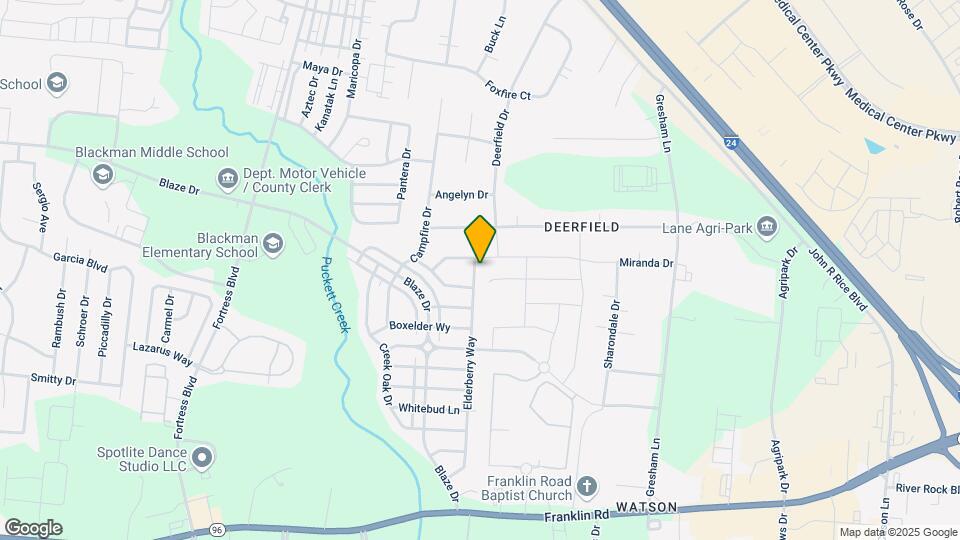 718 Elderberry Way Map and Location Details