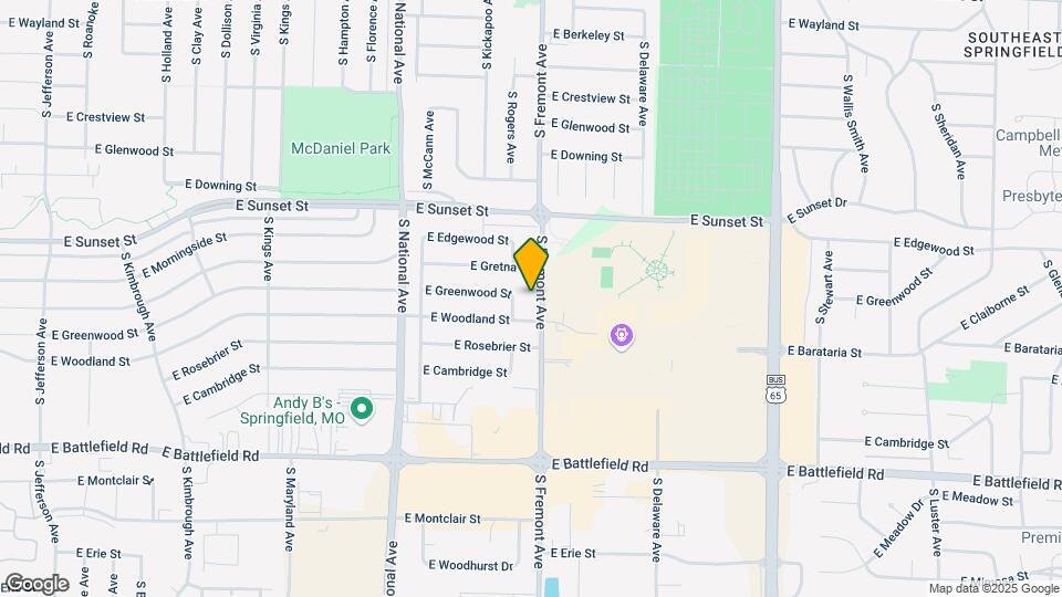 2725 S Fremont Ave Map and Location Details