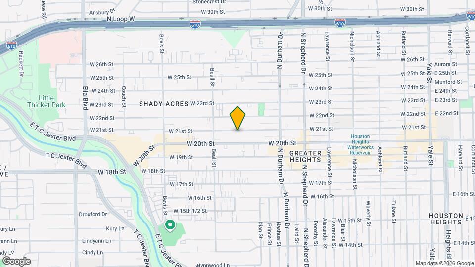 940 W 21st St Map and Location Details