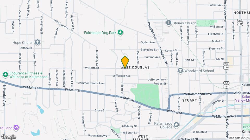 1451 W North St Map and Location Details