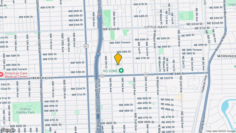 5529 NW 4th Ave Map and Location Details