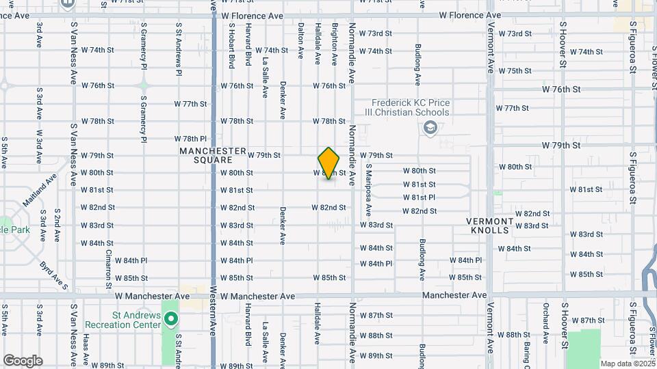 1443 W 81st St, Unit 2 Map and Location Details
